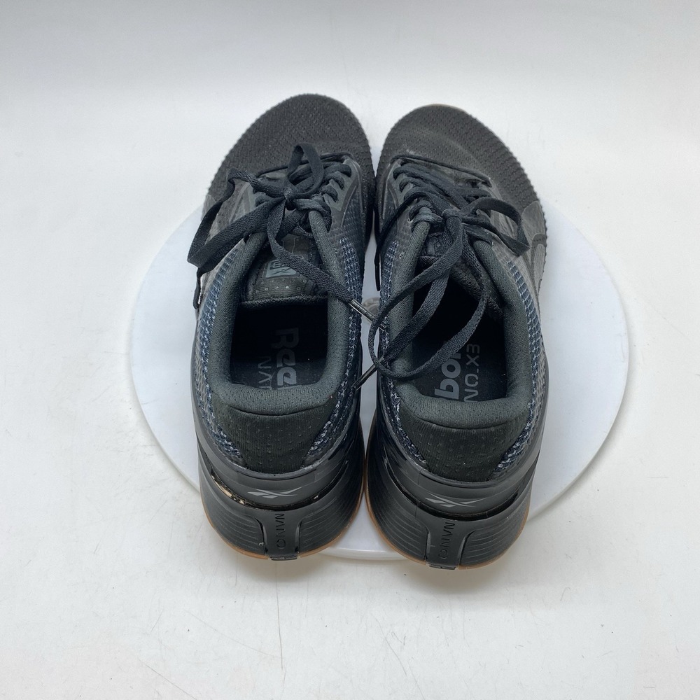Reebok Sneakers Mens 10.5 Nano 3X Black Cross Training Athletic Gym Shoes - Picture 5 of 10